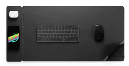 15W Magnetic Wireless Mouse Pad Charger |Charger can be taken off (used independantly) or reconnected|