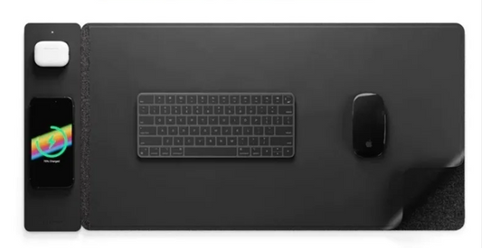 15W Magnetic Wireless Mouse Pad Charger |Charger can be taken off (used independantly) or reconnected|